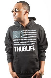 Image of Thuglife Hoodie Black Men's
