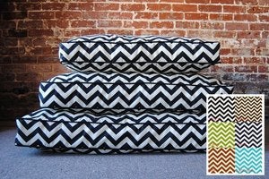 Image of Chevron Dog Bed