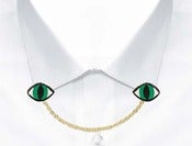 Image of Double Eyes Collar Clips ♥ TEMPORARILY SOLD OUT