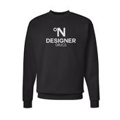 Image of Designer Sweatshirt in Black