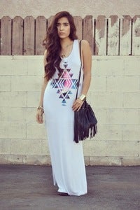 Image of Tribal/Galaxy Maxi Dress