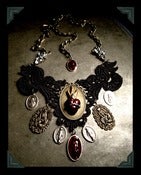 Image of Heretic Heart ♥ Lace Necklace~!