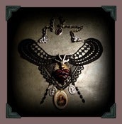 Image of Southern Heart ♥ Lace Necklace~!