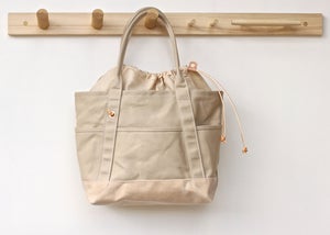 Image of Cinch Tote - Linen & Natural Wax