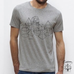 Image of T-shirt homme gris Disco King 