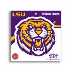 Image of LSU Tigers Window Decal Logeaux