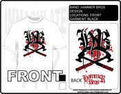 Image of Hard As Hammers "Red And Black" On white CW