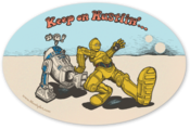 Image of Keep on Hustlin'... Stickers