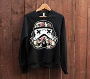 Image of Love Trooper Black Crew Neck Sweater