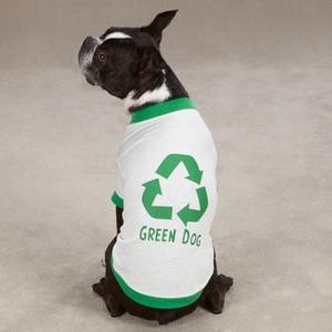Image of Green Dog T-Shirt by Casual Canine - White