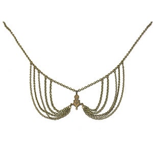 Image of keyhole collar necklace