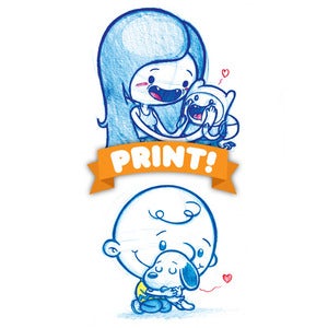 Image of Marceline A5 Print! OR Charlie Brown A5 Print! *FREE SHIPPING!*