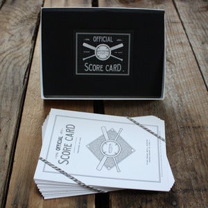 Image of Hardcover Score Book and Score Card Set