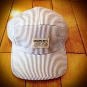 Image of NEW! Norse Projects Blue Stripe 5 Panel Camp Hat