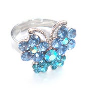 Image of Aqua Butterfly Ring