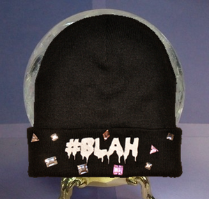 Image of #blah gem beanie