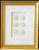 Image of In stock: special spring collection of framed intaglios, design as seen (2)