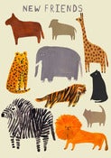 Image of New Friends Zoo Print