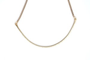 Image of Stone Drop Hammered Necklace 1A64