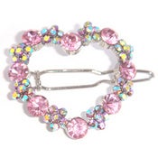 Image of Hearts and Roses Hair Clip