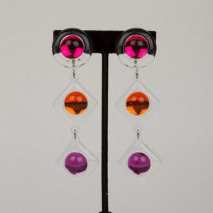 Image of 80's Lucite Earrings