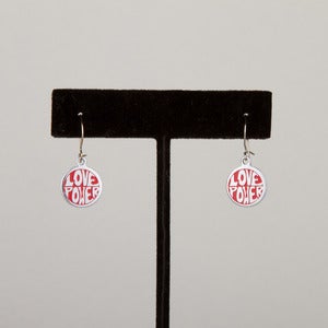 Image of 60’s Love Power Earrings