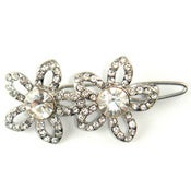 Image of Crystal Flower Hair Clip