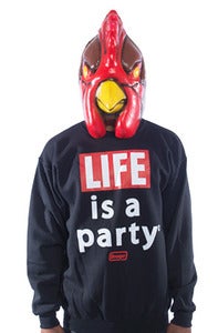 Image of Life is a Party Crew - Black
