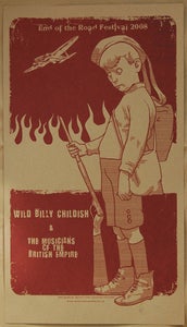 Image of Billy Childish (on brown paper) 2008