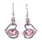 Image of Pink Heart Earrings