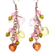 Image of String of Hearts Earrings