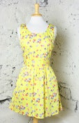 Image of Tulle Lemon Lady Sleeveless Dress
