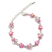 Image of Butterfly and Flower Bracelet