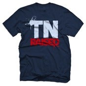 Image of Tennessee Raised - Navy, Light Blue & Red