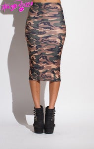 Image of Army Brat Pencil Skirt