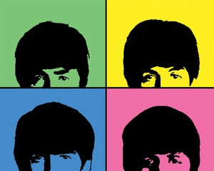 Image of beatles paintings, the second