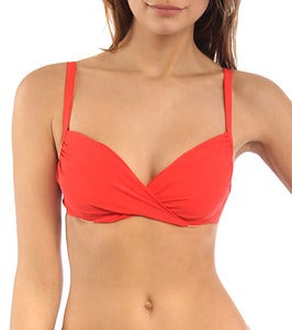 Image of NWT Profile by Gottex "Tutti Frutti" Bikini Top {Size 40D}
