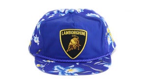 Image of LAMBO HAWAIIAN SNAPBACK - BLUE