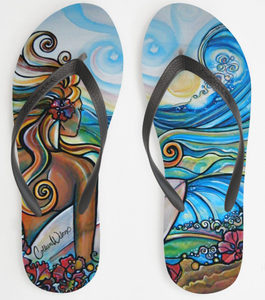 Image of Surf Girl Sandals by Colleen Wilcox