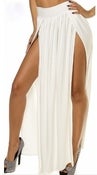 Image of  double split skirt