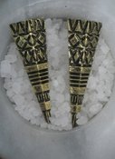Image of Gold Aztec Earrings