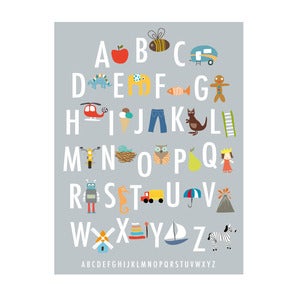 Image of Alphabet Art Print (A3)