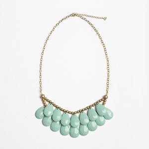 Image of Teal Briolette Necklace
