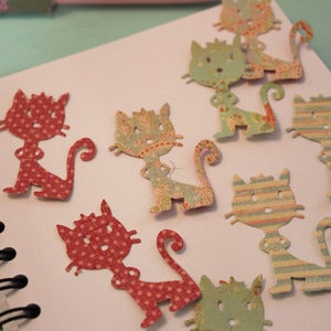 Image of Pack 8 gatitos de papel