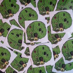 Image of Brain Skull Sticker