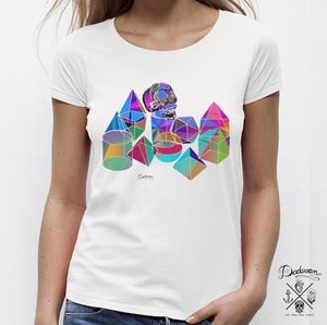 Image of T-shirt femme Disco King colors