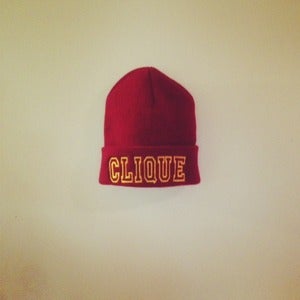 Image of Clique Beanie (Maroon)