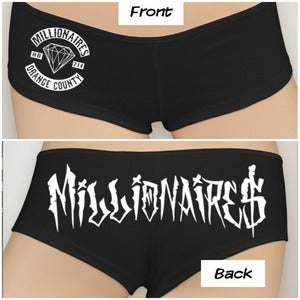 Image of Millionaires Black Booty Shorts