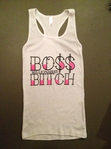 Image of Millionaires "BO$$ BITCH" Wife Beater