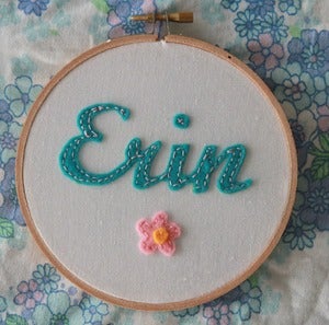 Image of Personalised Name Hoop - Teale